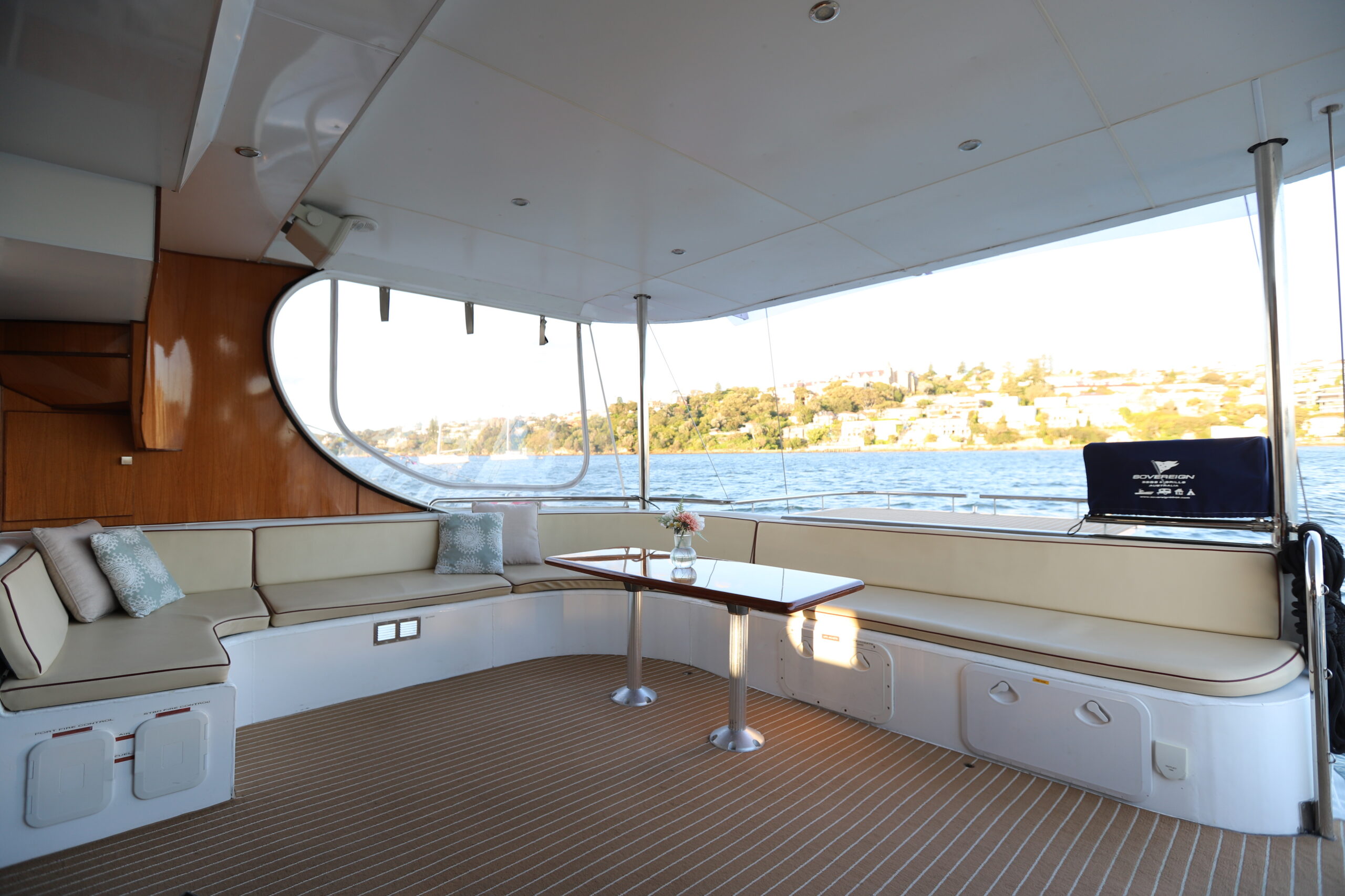Passion Boat hire - Aft Deck