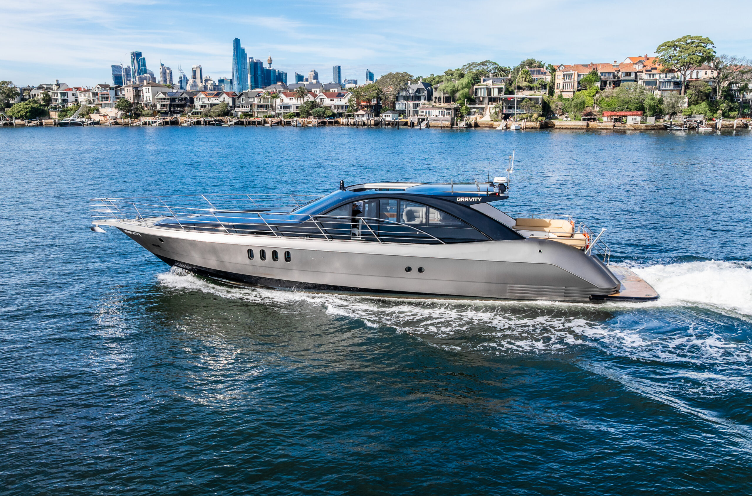Gravity yacht on Sydney Harbour